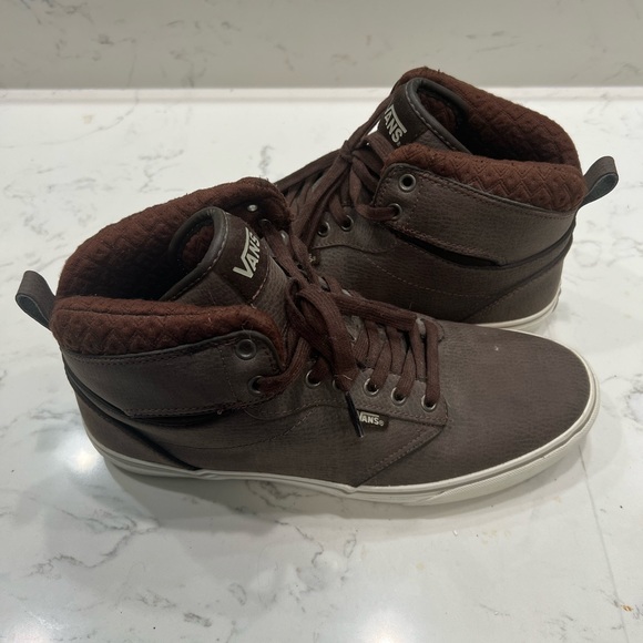 Vans Atwood Brown Leather High-Top Sneaker Men’s 11M - Picture 7 of 8
